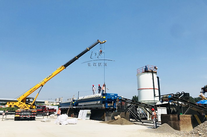 土壤淋洗修復現場