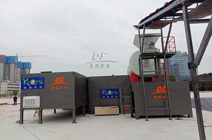 土壤修復設備安裝現場