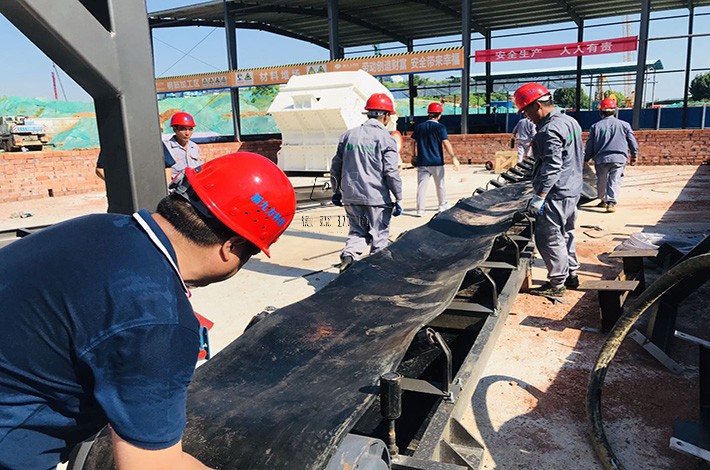 通溝污泥處理現場