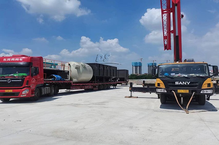 土壤淋洗設備安裝現場