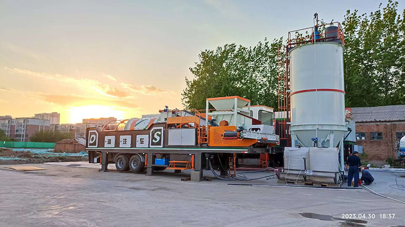 礦山修復——德森移動淋洗處理設備