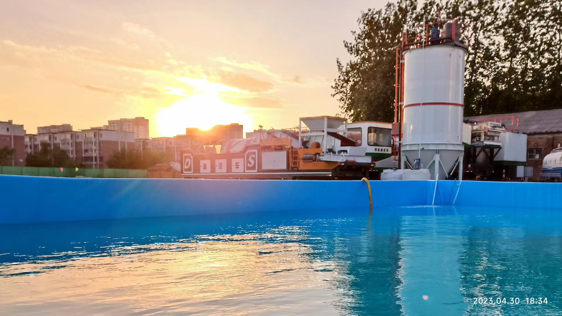 移動式土壤淋洗設備案例現場