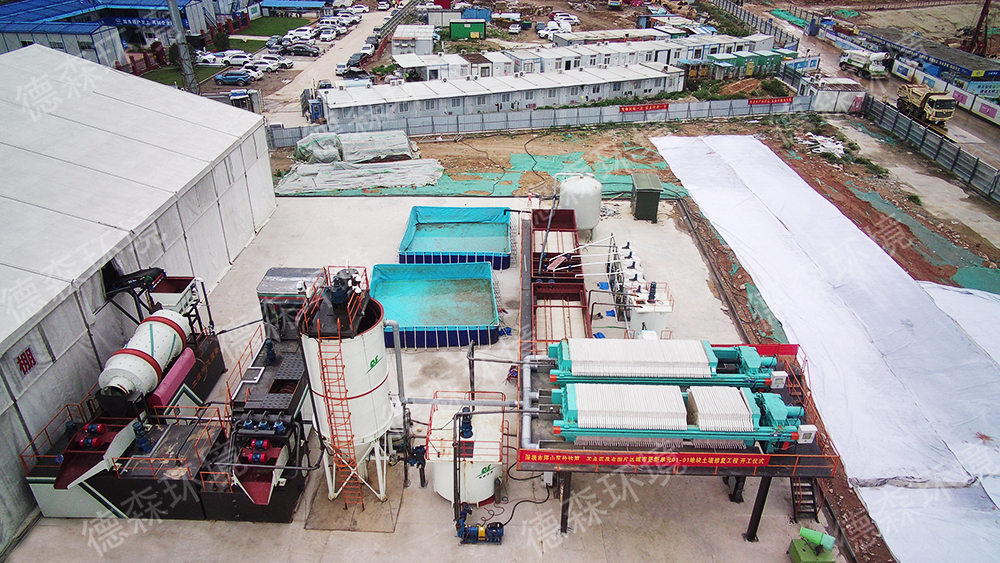 油田油泥污染淋洗修復(fù)處理