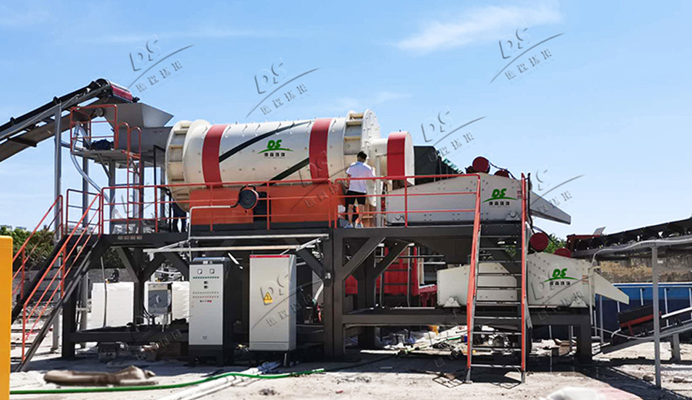 東北化工場(chǎng)地土壤淋洗修復(fù)現(xiàn)場(chǎng)