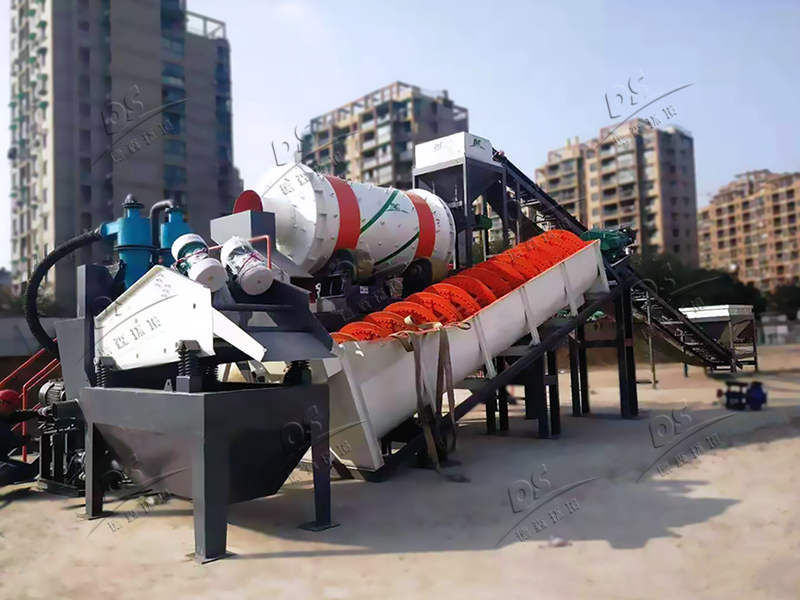 土壤淋洗修復現場