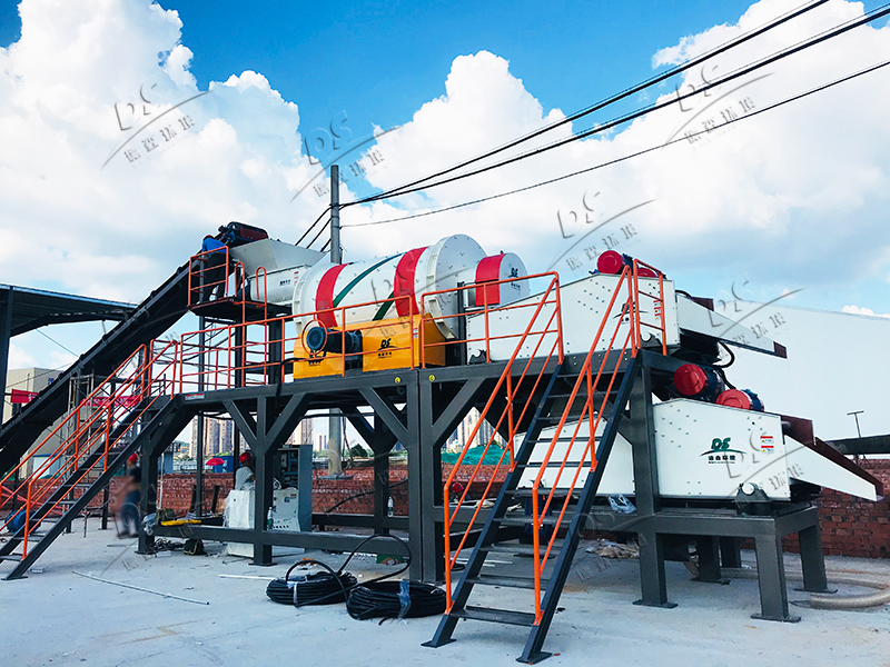 重金屬污染土壤淋洗修復現場