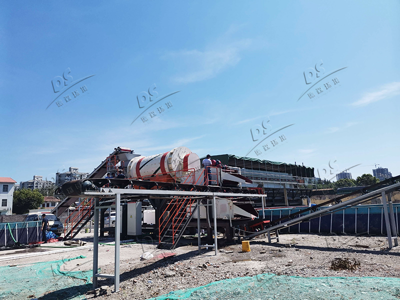 化工污染場地淋洗修復現場